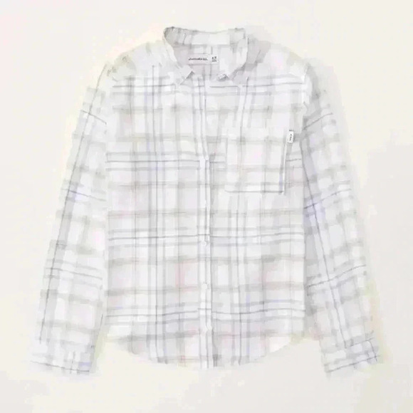 Abercrombie & Fitch Girls Classic Flannel - Picture 1 of 5